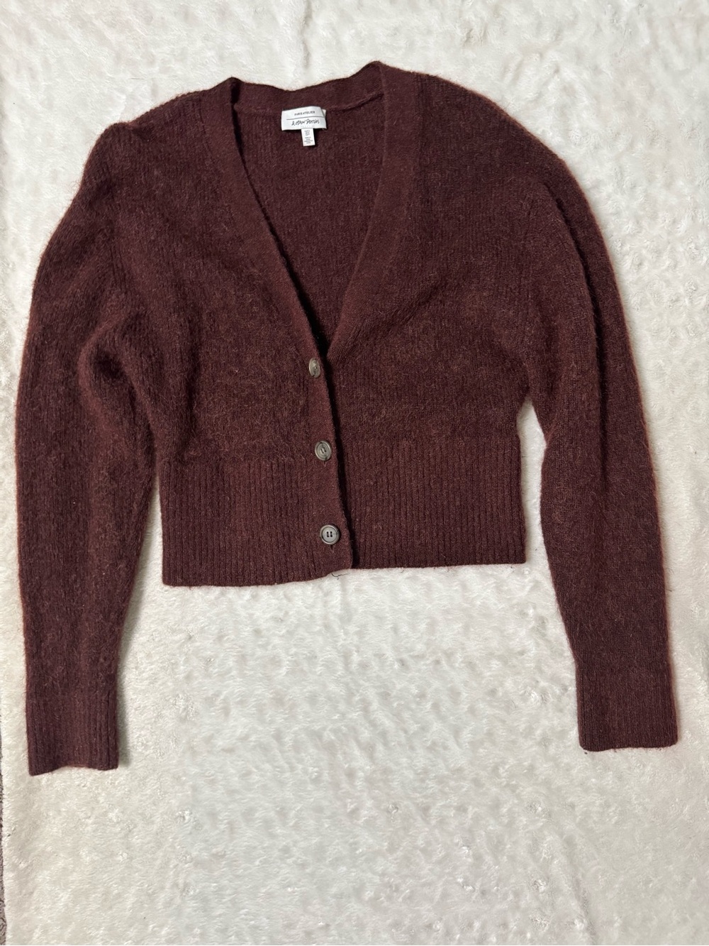 & OTHER STORIES Wool Blend Cardigan Sweater - Picture 2 of 10